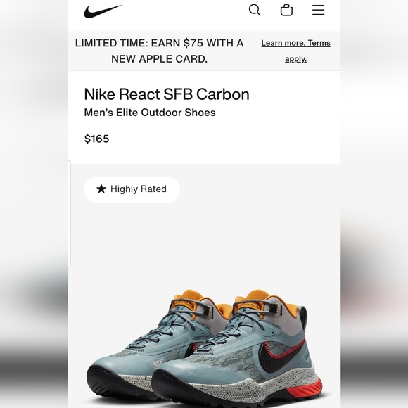 Nike React SFB Carbon - Picture 1 of 4